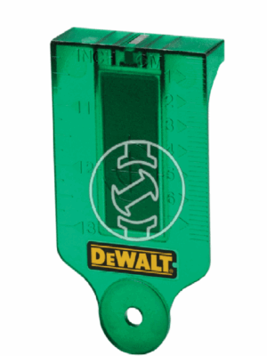 Placa-objetivo para láseres